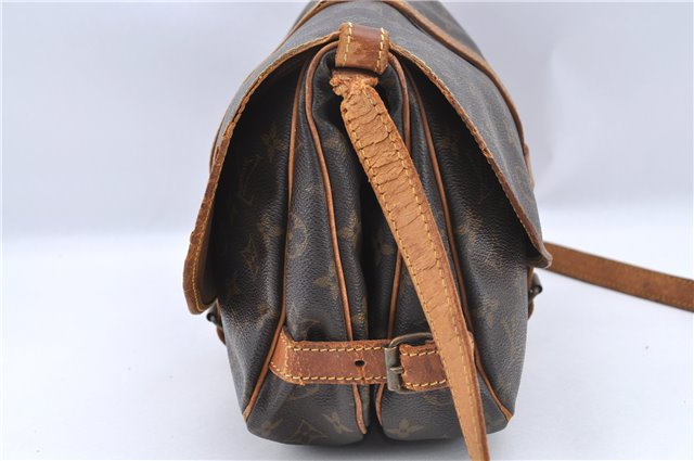 Auth Louis Vuitton Monogram Saumur 30 Shoulder Cross Body Bag M42256 LV H9575