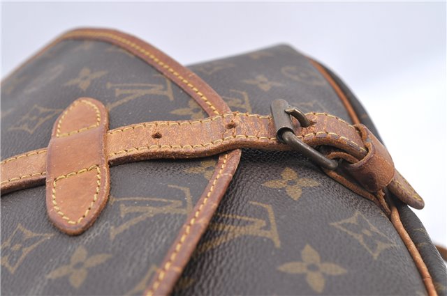 Auth Louis Vuitton Monogram Saumur 30 Shoulder Cross Body Bag M42256 LV H9575