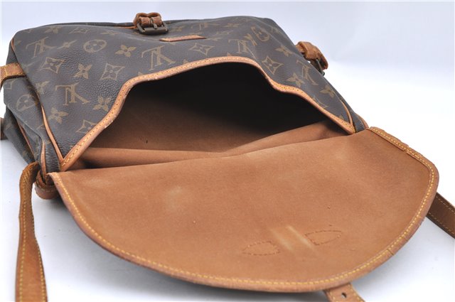 Auth Louis Vuitton Monogram Saumur 30 Shoulder Cross Body Bag M42256 LV H9575