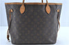 Authentic Louis Vuitton Monogram Neverfull MM Tote Bag M40156 LV H9577