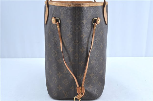 Authentic Louis Vuitton Monogram Neverfull MM Tote Bag M40156 LV H9577