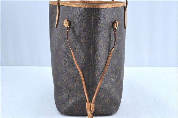 Authentic Louis Vuitton Monogram Neverfull MM Tote Bag M40156 LV H9577