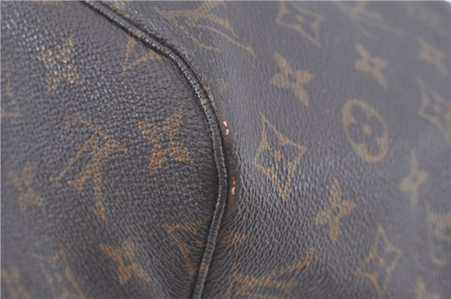 Authentic Louis Vuitton Monogram Neverfull MM Tote Bag M40156 LV H9577