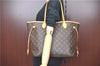 Authentic Louis Vuitton Monogram Neverfull MM Tote Bag M40156 LV H9577