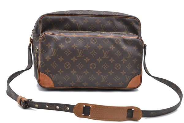 Authentic Louis Vuitton Monogram Nile Shoulder Cross Body Bag M45244 LV H9578