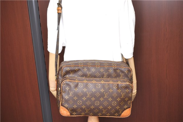 Authentic Louis Vuitton Monogram Nile Shoulder Cross Body Bag M45244 LV H9578