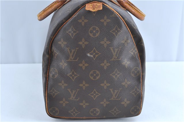 Authentic Louis Vuitton Monogram Speedy 35 Hand Bag M41524 LV H9579