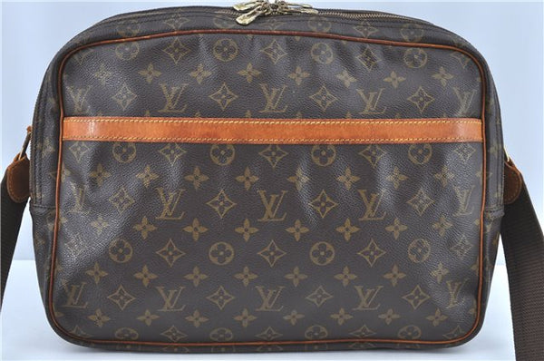 Auth Louis Vuitton Monogram Reporter GM Shoulder Cross Body Bag M45252 LV H9583