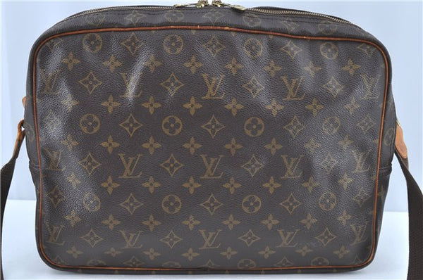 Auth Louis Vuitton Monogram Reporter GM Shoulder Cross Body Bag M45252 LV H9583