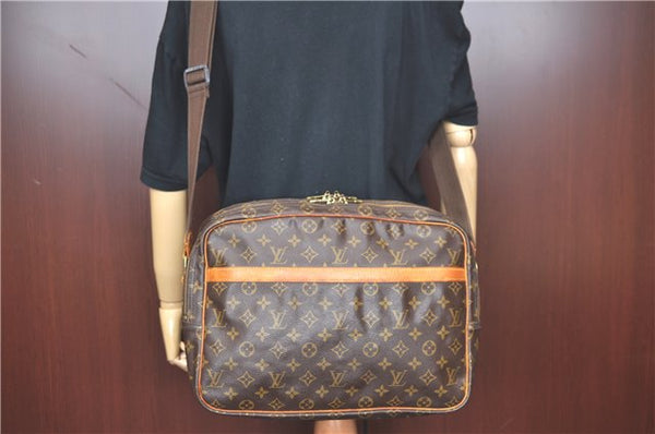 Auth Louis Vuitton Monogram Reporter GM Shoulder Cross Body Bag M45252 LV H9583