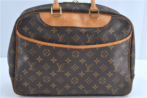 Authentic Louis Vuitton Monogram Deauville Hand Bag M47270 LV H9586