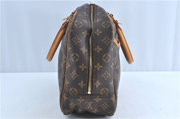 Authentic Louis Vuitton Monogram Deauville Hand Bag M47270 LV H9586