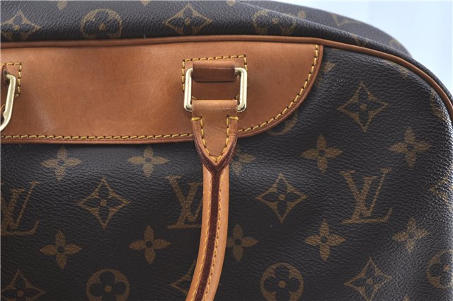 Authentic Louis Vuitton Monogram Deauville Hand Bag M47270 LV H9586