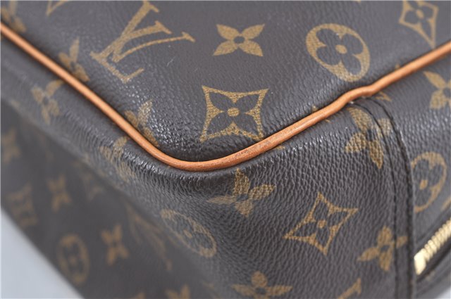 Authentic Louis Vuitton Monogram Deauville Hand Bag M47270 LV H9586