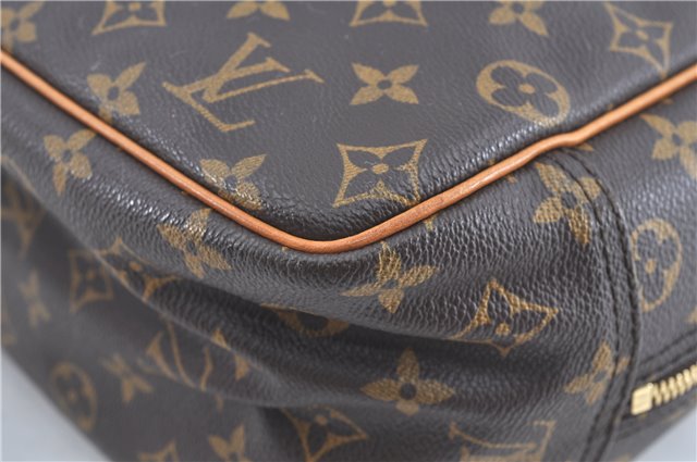 Authentic Louis Vuitton Monogram Deauville Hand Bag M47270 LV H9586