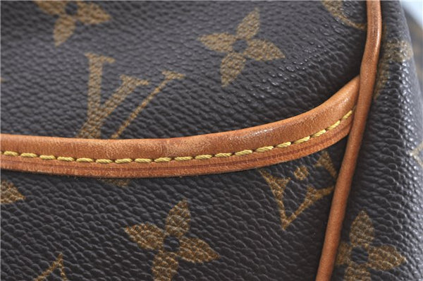 Authentic Louis Vuitton Monogram Deauville Hand Bag M47270 LV H9586