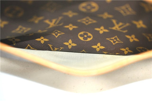 Authentic Louis Vuitton Monogram Deauville Hand Bag M47270 LV H9586