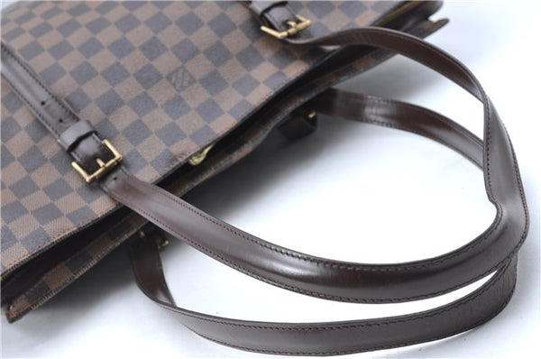 Authentic Louis Vuitton Damier Chelsea Shoulder Tote Bag N51119 LV H9590