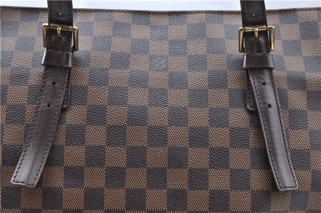 Authentic Louis Vuitton Damier Chelsea Shoulder Tote Bag N51119 LV H9590