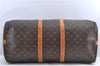 Auth Louis Vuitton Monogram Keepall Bandouliere 55 Boston Bag M41414 Junk H9592