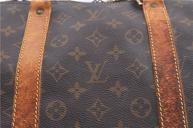 Auth Louis Vuitton Monogram Keepall Bandouliere 55 Boston Bag M41414 Junk H9592