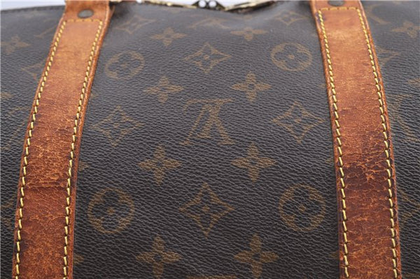 Auth Louis Vuitton Monogram Keepall Bandouliere 55 Boston Bag M41414 Junk H9592