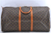 Authentic Louis Vuitton Monogram Keepall 60 Boston Bag M41422 LV H9597