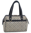 Authentic Louis Vuitton Monogram Mini Josephine PM Hand Bag Blue M92312 LV H9600