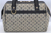 Authentic Louis Vuitton Monogram Mini Josephine PM Hand Bag Blue M92312 LV H9600