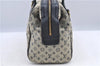 Authentic Louis Vuitton Monogram Mini Josephine PM Hand Bag Blue M92312 LV H9600