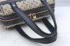 Authentic Louis Vuitton Monogram Mini Josephine PM Hand Bag Blue M92312 LV H9600