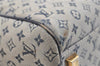 Authentic Louis Vuitton Monogram Mini Josephine PM Hand Bag Blue M92312 LV H9600