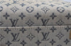 Authentic Louis Vuitton Monogram Mini Josephine PM Hand Bag Blue M92312 LV H9600