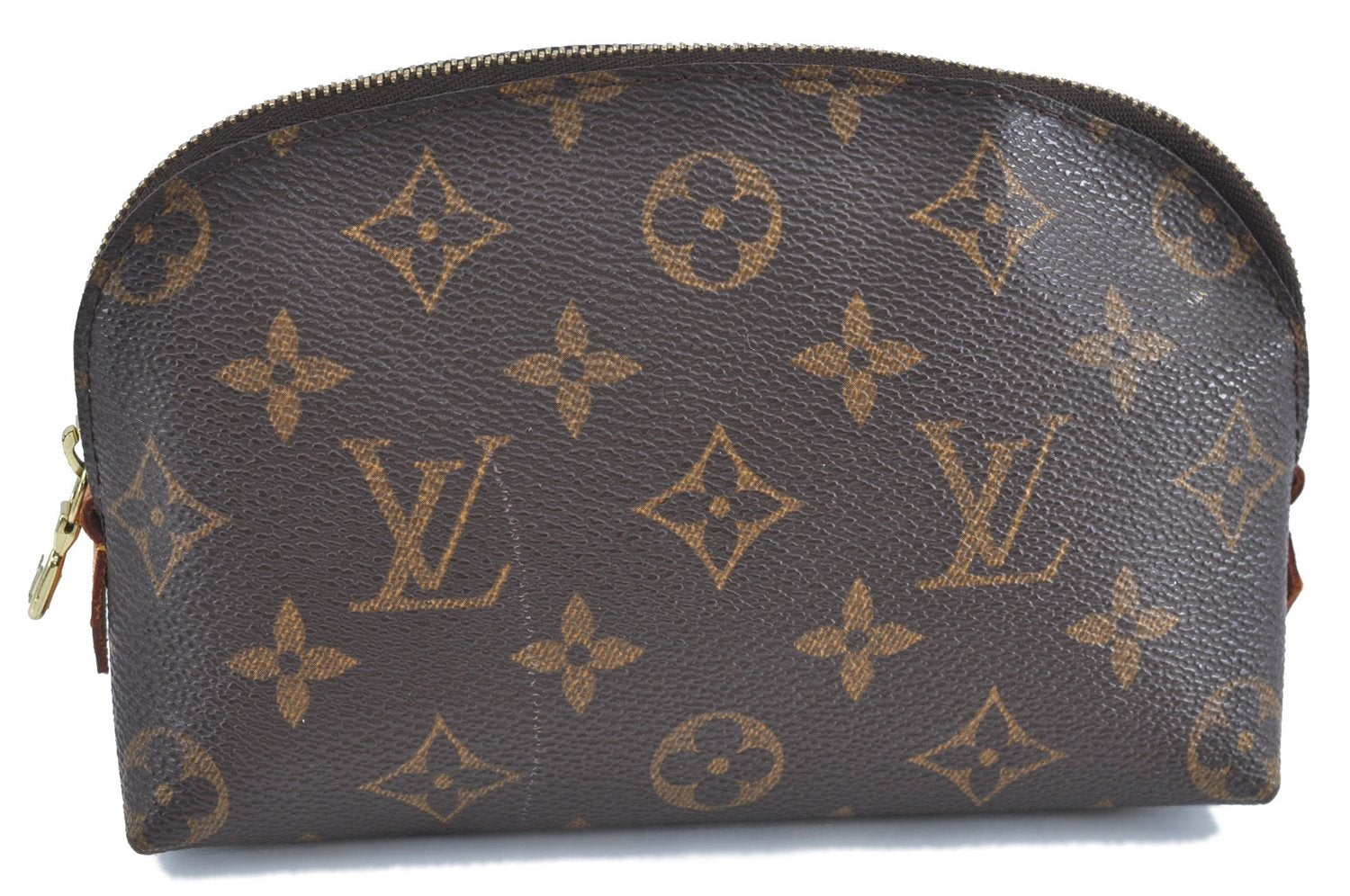 Authentic Louis Vuitton Monogram Pochette Cosmetic Pouch M47515 LV H9601