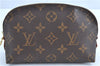 Authentic Louis Vuitton Monogram Pochette Cosmetic Pouch M47515 LV H9601