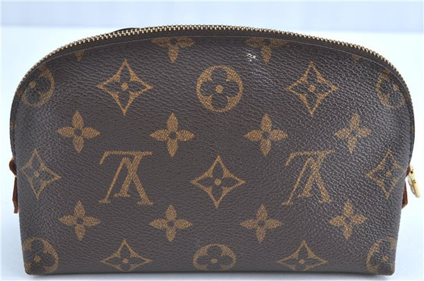 Authentic Louis Vuitton Monogram Pochette Cosmetic Pouch M47515 LV H9601