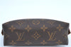 Authentic Louis Vuitton Monogram Pochette Cosmetic Pouch M47515 LV H9601