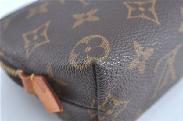 Authentic Louis Vuitton Monogram Pochette Cosmetic Pouch M47515 LV H9601