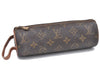 Authentic Louis Vuitton Monogram Trousse Ronde Pen Case Pouch M47630 LV H9605