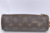 Authentic Louis Vuitton Monogram Trousse Ronde Pen Case Pouch M47630 LV H9605