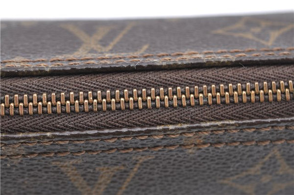 Authentic Louis Vuitton Monogram Trousse Ronde Pen Case Pouch M47630 LV H9605