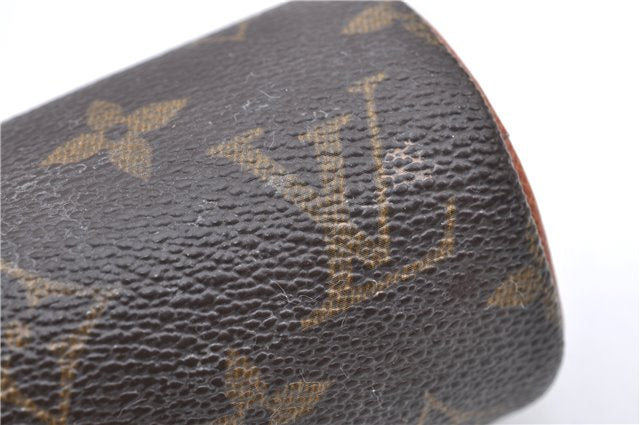 Authentic Louis Vuitton Monogram Trousse Ronde Pen Case Pouch M47630 LV H9605