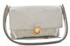 Auth Louis Vuitton Monogram Empreinte Fascinante Shoulder Bag M40807 White H9608