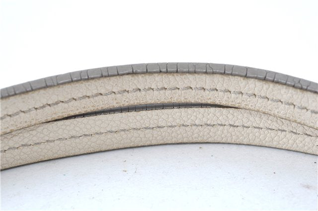 Auth Louis Vuitton Monogram Empreinte Fascinante Shoulder Bag M40807 White H9608