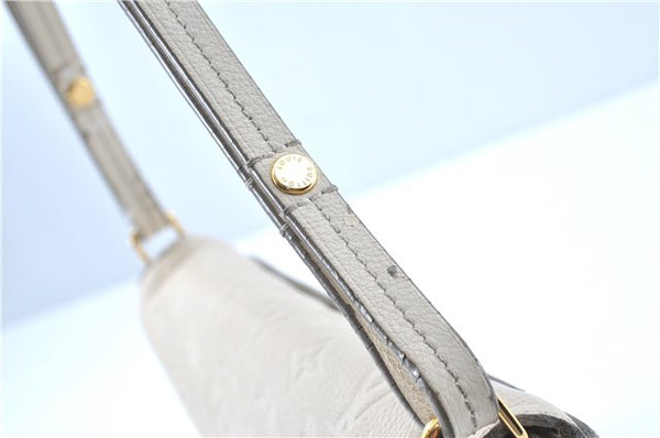 Auth Louis Vuitton Monogram Empreinte Fascinante Shoulder Bag M40807 White H9608