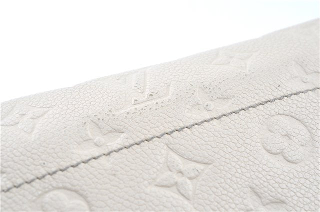 Auth Louis Vuitton Monogram Empreinte Fascinante Shoulder Bag M40807 White H9608