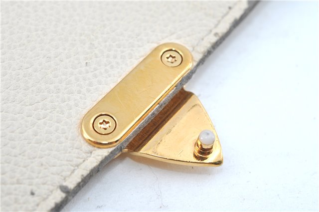 Auth Louis Vuitton Monogram Empreinte Fascinante Shoulder Bag M40807 White H9608