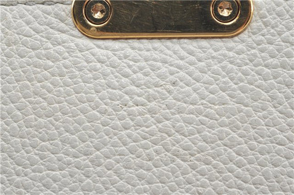 Auth Louis Vuitton Monogram Empreinte Fascinante Shoulder Bag M40807 White H9608