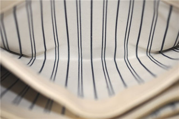 Auth Louis Vuitton Monogram Empreinte Fascinante Shoulder Bag M40807 White H9608