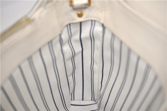 Auth Louis Vuitton Monogram Empreinte Fascinante Shoulder Bag M40807 White H9608